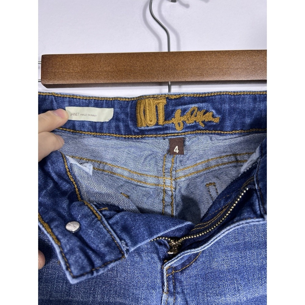 KUT from the Kloth Janet Jeans Womens 4 Ankle Skinny Distressed Casual 29x26 - Picture 3 of 16